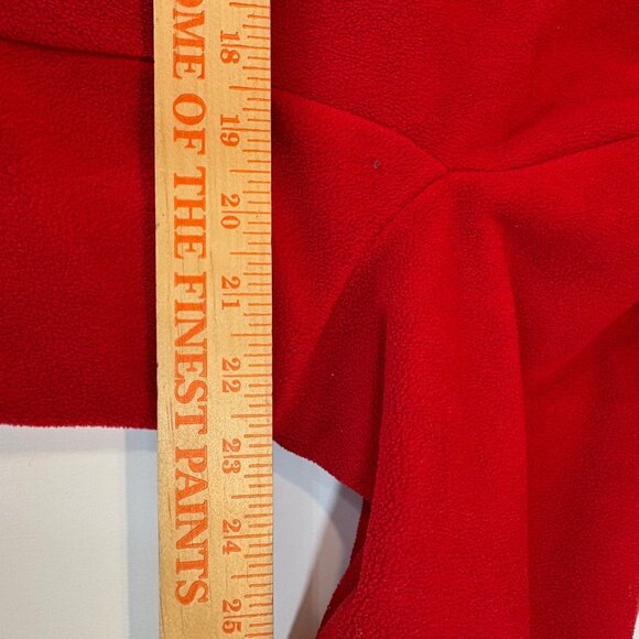 Vintage Champion Black Red Reversible Hooded Jacket Fleece Lining Zip-Up Large - Picture 8 of 9